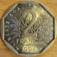 FRANCE 2 Francs 1994 F.272/21 Dauphin KM#942.1 SUP - 2 Francs