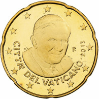 Cité Du Vatican, Benedict XVI, 20 Euro Cent, BE, 2013, Rome, Laiton, FDC - Vatican