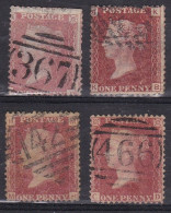 4 X Queen Victoria 367 BK HM 142 CD466 - Used Stamps