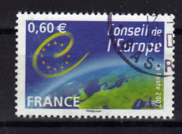 FRANCE Conseil De L'Europe Europarat 2007  Yv 136  Obl - Usati