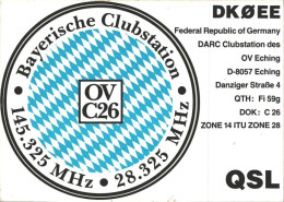 QSL Card - GERMANY, MUENCHEN - 1984  ( 2 Scans ) - Radio Amateur