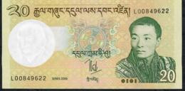 BHUTAN P30a 20 NGULTRUM 2006     UNC. - Bhutan