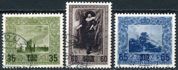 Liechtenstein 1954: Gemäldeserie V (Provisorien) Zu 270-272 Mi 326-328 Yv 288-290 Mit ⊙ VADUZ 27.I.55 (Zu CHF 30.00) - Used Stamps