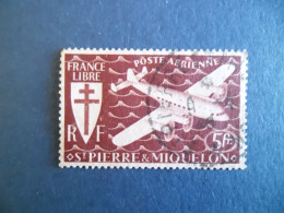 SPM 1942 Y/T PA6 " Série De Londres " Oblitéré - Cote 1,25 - Used Stamps