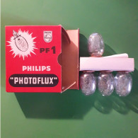 PHOTOGRAPHIE . PHILIPS PF 1 .  " PHOTOFLUX " . LAMPES ÉCLAIR - Réf. N°63PO - - Zubehör & Material