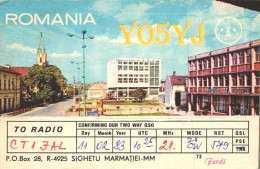 QSL Card - USSR - ROMANIA, MARMATIEI 1983 ( 2 Scans ) - Radio Amateur