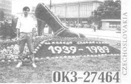QSL Card - CZECHOSLOVAKIA, PARTIZANSKE 1989 ( 2 Scans ) - Radio Amateur