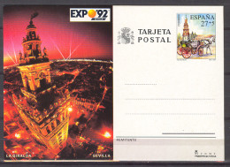 Entero Postal N. 154 - 1992 - Expo Sevilla - 1931-....