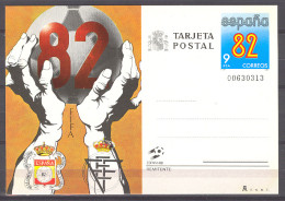 Entero Postal N. 130 - 1982 Organiz. - 1931-....