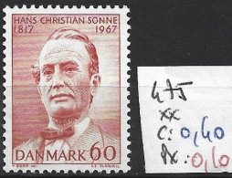 DANEMARK 475 ** Côte 0.40 € - Nuovi