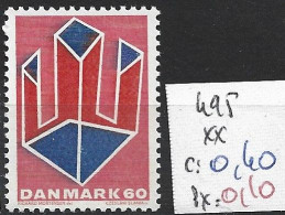 DANEMARK 495 ** Côte 0.40 € - Unused Stamps