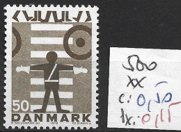 DANEMARK 500 ** Côte 0.50 € - Neufs