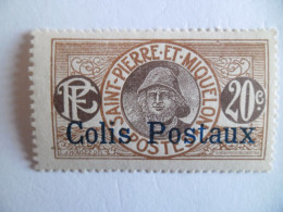 SPM 1917-25 Y/T C4 " Colis Postaux " Neuf** - Trace Charnière - Cote 4,50 - Ongebruikt