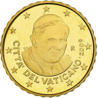 Cité Du Vatican, Benedict XVI, 10 Euro Cent, BE, 2009, Rome, Laiton, FDC - Vaticaanstad