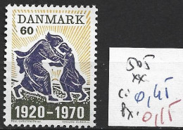 DANEMARK 505 ** Côte 0.45 € - Neufs