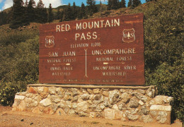 - RED MOUNTAIN PASS - Elevation 11,018 Ft.  - Scan Verso - - Other & Unclassified