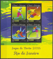 Olympics 2016 - Judo - SAO TOME - S/S MNH - Zomer 2016: Rio De Janeiro