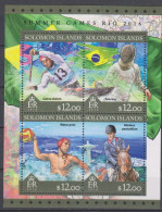 Olympics 2016 - Fencing - EQUESTRIAN - SOLOMON ISLANDS - S/S MNH - Estate 2016: Rio De Janeiro