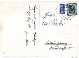61267 - Bund - 1954 - 8Pfg Posthorn EF A OrtsAnsKte BRAUNSCHWEIG - Briefe U. Dokumente