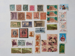 Lot Of Approx. 42vs Indian / Pakistan / Nepal Mixed Used Stamp (S-185) - Verzamelingen & Reeksen