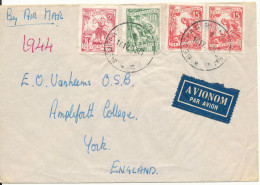Yugoslavia Cover Sent Air Mail To England 16-4-1953 (the Flap On The Backside Of The Cover Is Missing) - Covers & Documents