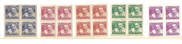 HANSEN BRAZIL NEW SET 31 DIFFERENT BLOCKS OF 4 STAMP EACH - Collections, Lots & Séries