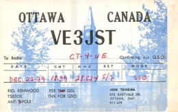 QSL Card - OTTAWA, CANADA 1979  ( 2 Scans ) - Radio Amateur