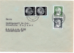 61281 - Deutsches Reich - 1941 - 5+1Pfg Hitler Zdr MiF A OrtsBf BERLIN - Zusammendrucke