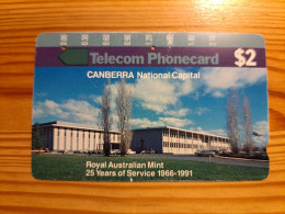 Phonecard Australia - Canberra, Royal Australian Mint - Australie