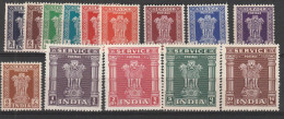 India 1950/51 - N. S.. 9/11 MH - Nuevos