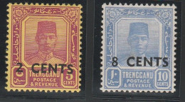 Malesia - Trengganu 1941 - N. 56/57 Val. MH - Trengganu