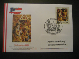 Österreich- Christkindl 24.12.2023, Sonderumschlag Mit Sonderstempel - Lettres & Documents
