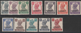 Kuwait 1945/46 - N. 62/73 MH - Kuwait