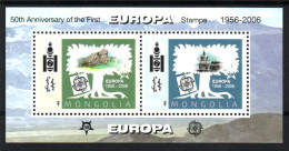 SSCF021- Mongólia 2006 - 50º Aniv Selos Europa_ MNH - 2006