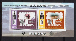 SSCF137- MONGÓLIA 2006- 50ºANIV. SELOS EUROPA- MNH - 2006