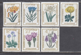 Bulgaria 1972 - Flowers, Mi-Nr. 2197/203, Used - Oblitérés