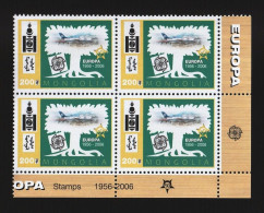 SSCF994q2- MONGÓLIA 2006- MNH _ 50 ANOS DAS EMISSÕES EUROPA CEPT - 2006