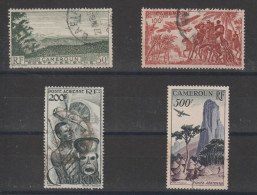 Cameroun 1947 Divers PA 38-41, 4 Val Oblit Used - Luchtpost