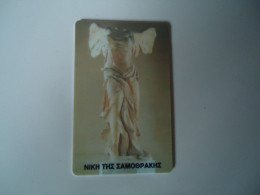 GREECE  USED CARDS  SAMOTHRAKI NIKE STATUE - Griechenland