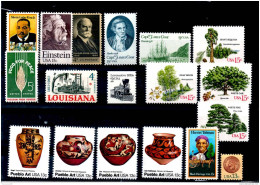 LOTTO FRANCOBOLLI - STAMPS LOT - STATI UNITI AMERICA - U.S.A. - AMERIKA - EINSTEIN, MARTIN LUTHER KING, JAMES COOK - Collections