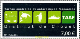 319226 MNH ANTARTIDA FRANCESA 2014 DISTRICTO DE CROZET - Ungebraucht