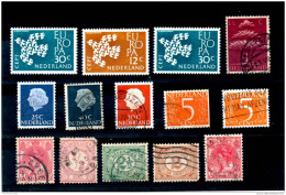 OLANDA - PAESI BASSI - HOLLAND - NEDERLAND - Lotto Francobolli Usati Classici - Used Classic Stamps Lot - EUROPA CEPT - Sammlungen