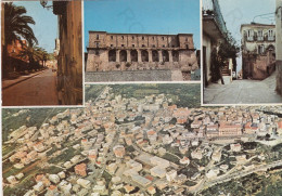 CARTOLINA  NICOTERA,VIBO VALENTIA,CALABRIA-CORSO CAVOUR-CASTELLO-PARTICOLARE-VEDUTA AEREA-BELLA ITALIA,VIAGGIATA 1988 - Vibo Valentia