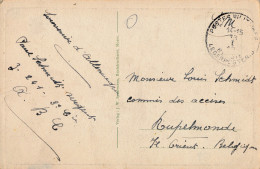 1919 ARMEE BELGE D'OCCUPATION  P.SCHIDT SERGEANT Z 241 3e Cie A.B.O  TO RUPELMONDE       LOOK SCANS - OC38/54 Ocupacion Belga En Alemania