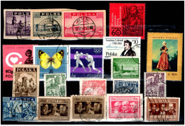 POLONIA - POLAND - POLSKA - LOTTO CLASSICO FRANCOBOLLI USATI - CLASSIC STAMPS LOT - Collections