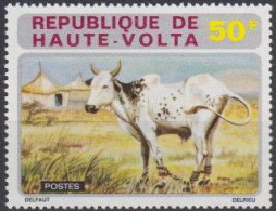 Upper Volta 1972 (Mi 408) - Zebu (Bos Primigenius Indicus) - Koeien
