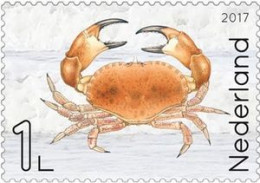 Netherlands 2017 (NNH) (Mi 3627A) - Edible Crab (Cancer Pagurus)1 - Crustacés