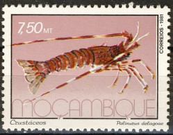 Mozambique 1981 (MNH) (Mi 862) - Natal Spiny Lobster (Palinurus Delagoae) - Crustaceans