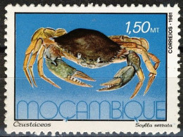 Mozambique 1981 (MNH) (mi 860) - Mud Crab Or Mangrove Crab (Scylla Serrata) - Crustaceans