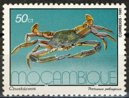 Mozambique 1981 (MNH) (Mi 859) - Flower Crab (Portunus Pelagicus) - Schaaldieren